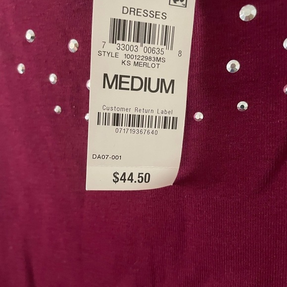 NWT Karen Scott dress-medium - Picture 3 of 5